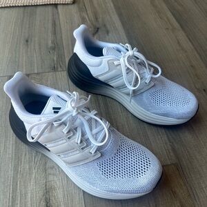 Never Worn White & Black Adidas Galaxy Running Shoes